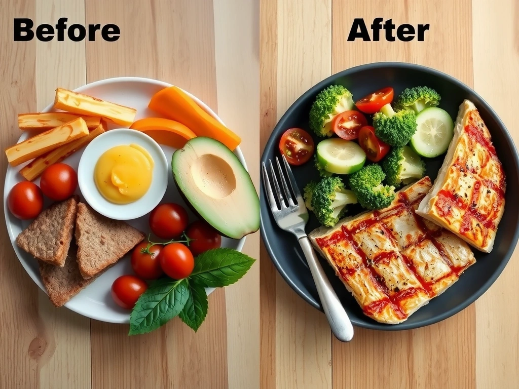 Transformation visuelle de l'assiette